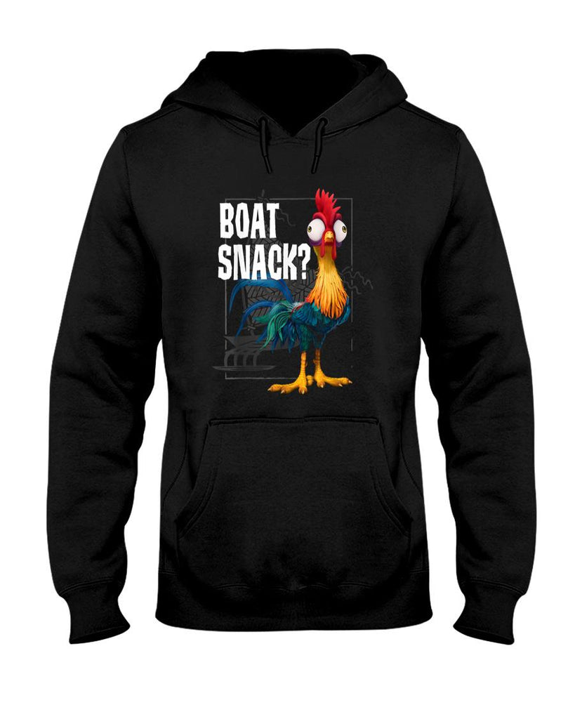 Funny Tees - Disney Moana Hei Hei Boat Snack Vintage Style Poster T-Shirt