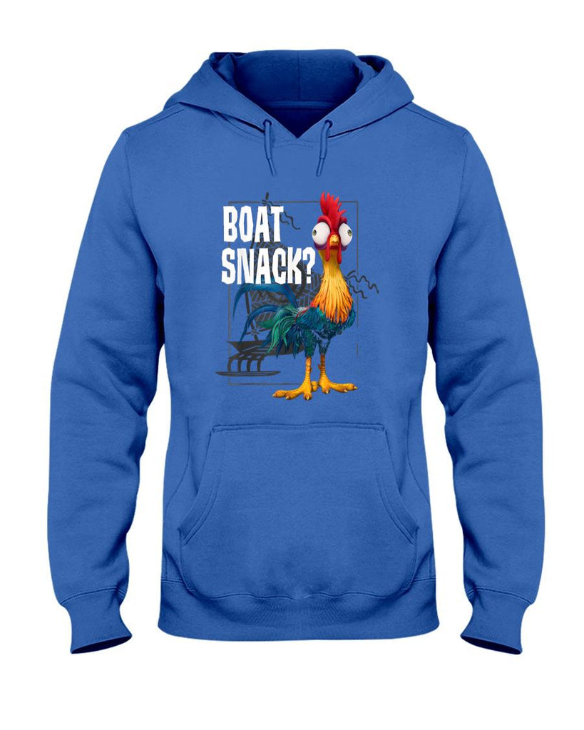 Funny Tees - Disney Moana Hei Hei Boat Snack Vintage Style Poster T-Shirt