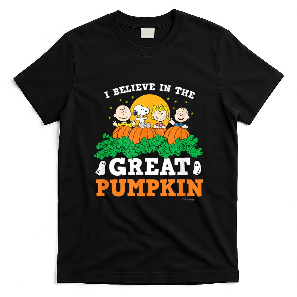 Halloween Shirt - Peanuts - I Believe In The Great Pumpkin T-Shirt