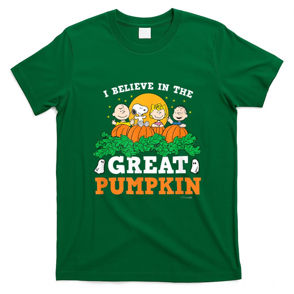 Halloween Shirt - Peanuts - I Believe In The Great Pumpkin T-Shirt