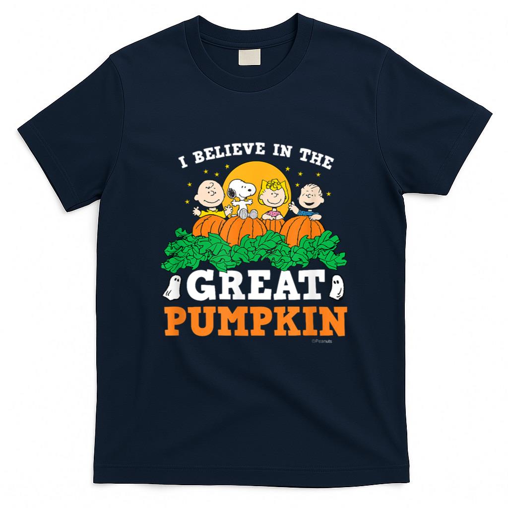 Halloween Shirt - Peanuts - I Believe In The Great Pumpkin T-Shirt