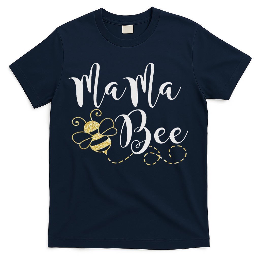 Birthday Bee Family Mama Bee Mom Mothers Gift For Women T-Shirt
