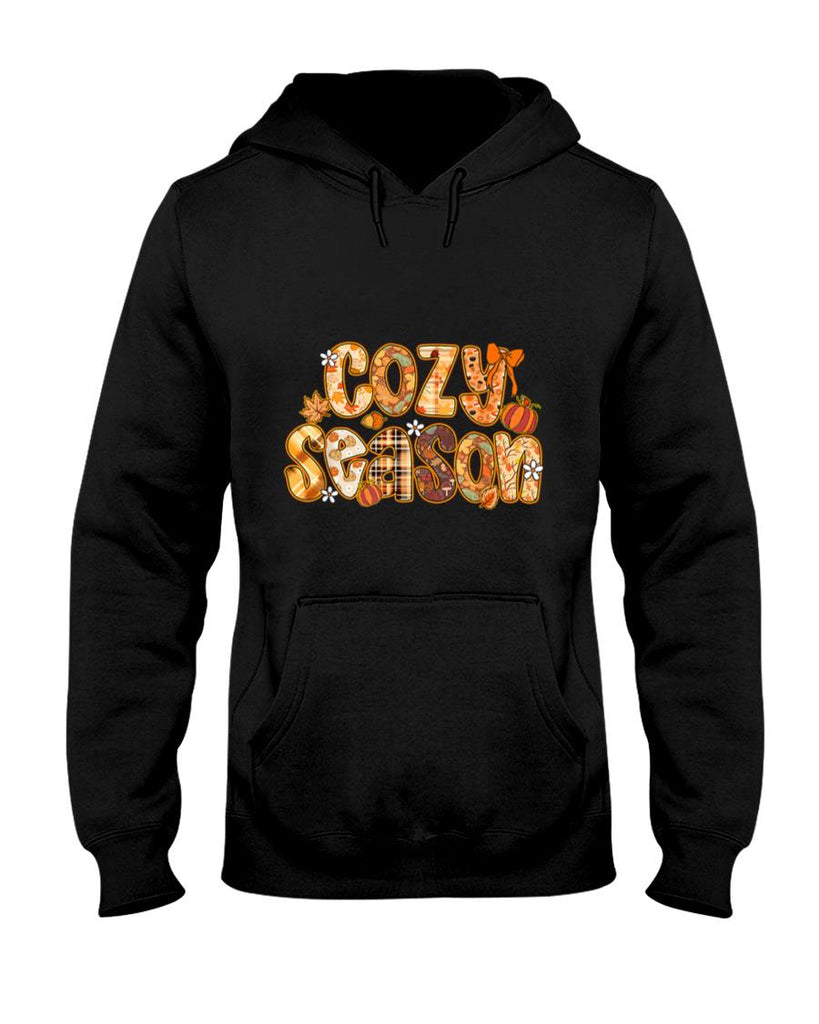 Cozy Season Autumn Fall Vibes Halloween Thanksgiving Pumpkin T-Shirt