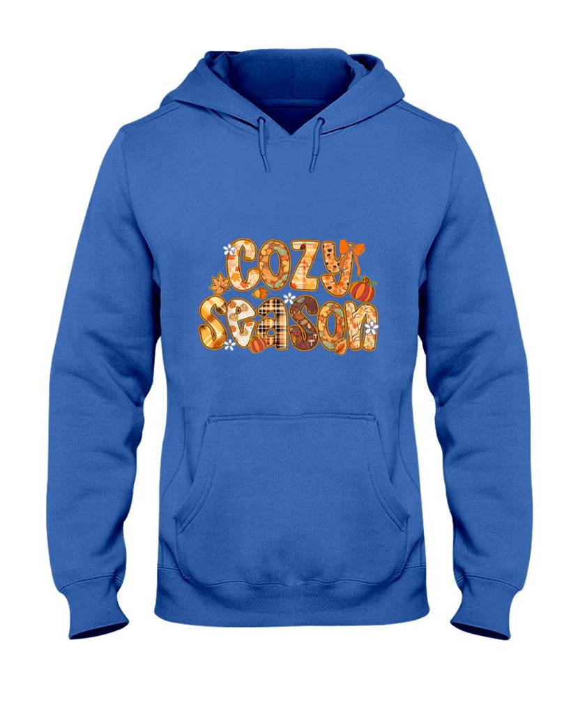 Cozy Season Autumn Fall Vibes Halloween Thanksgiving Pumpkin T-Shirt