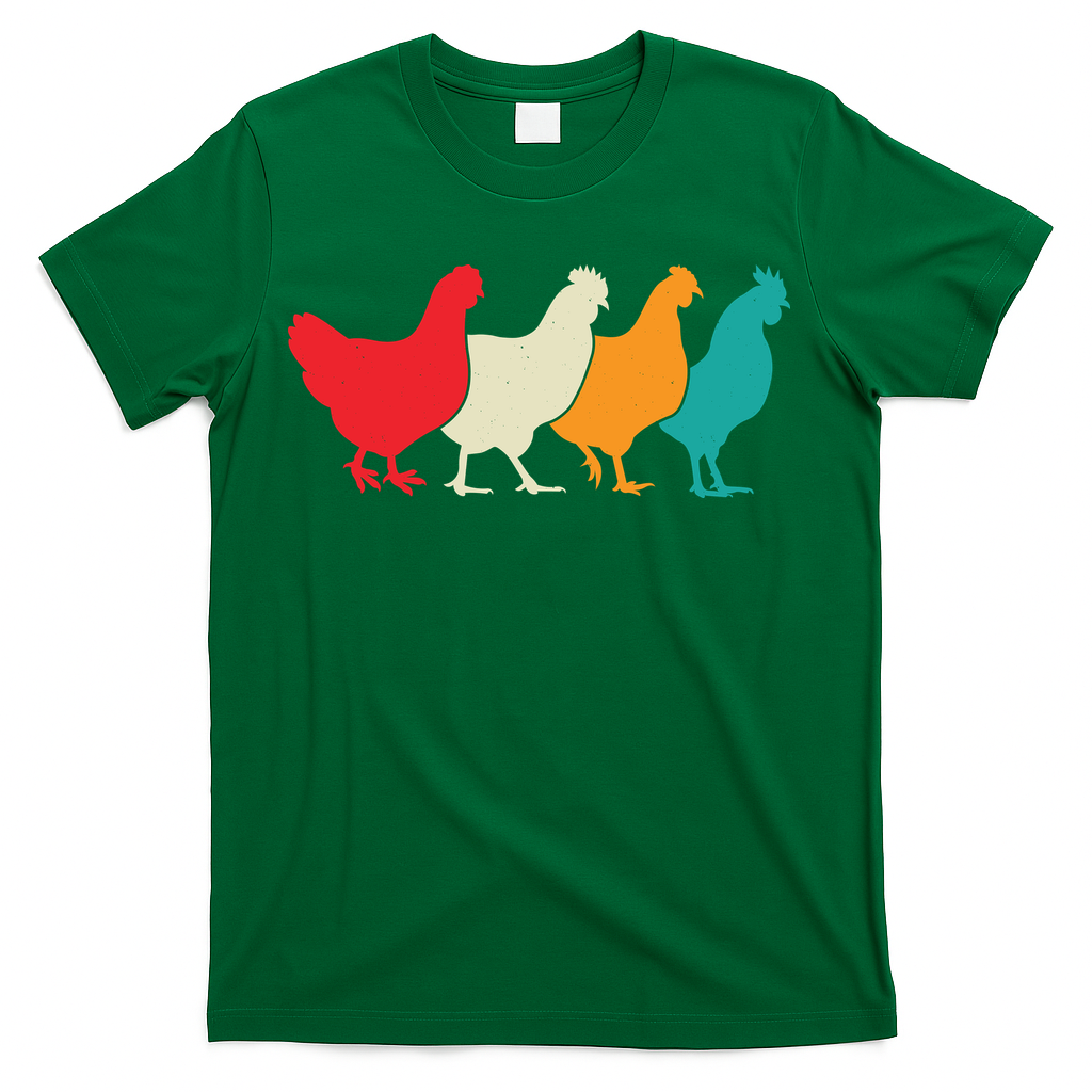 Chicken Lovers Retro Vintage Chicken T-Shirt