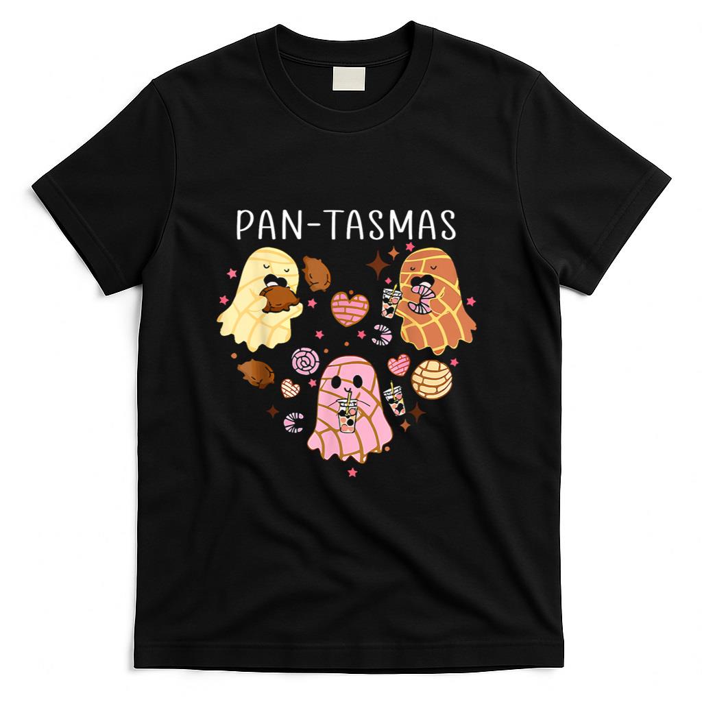 Pantasmas Ghost Funny Spooky Conchas Mexican Ghost Halloween T-Shirt