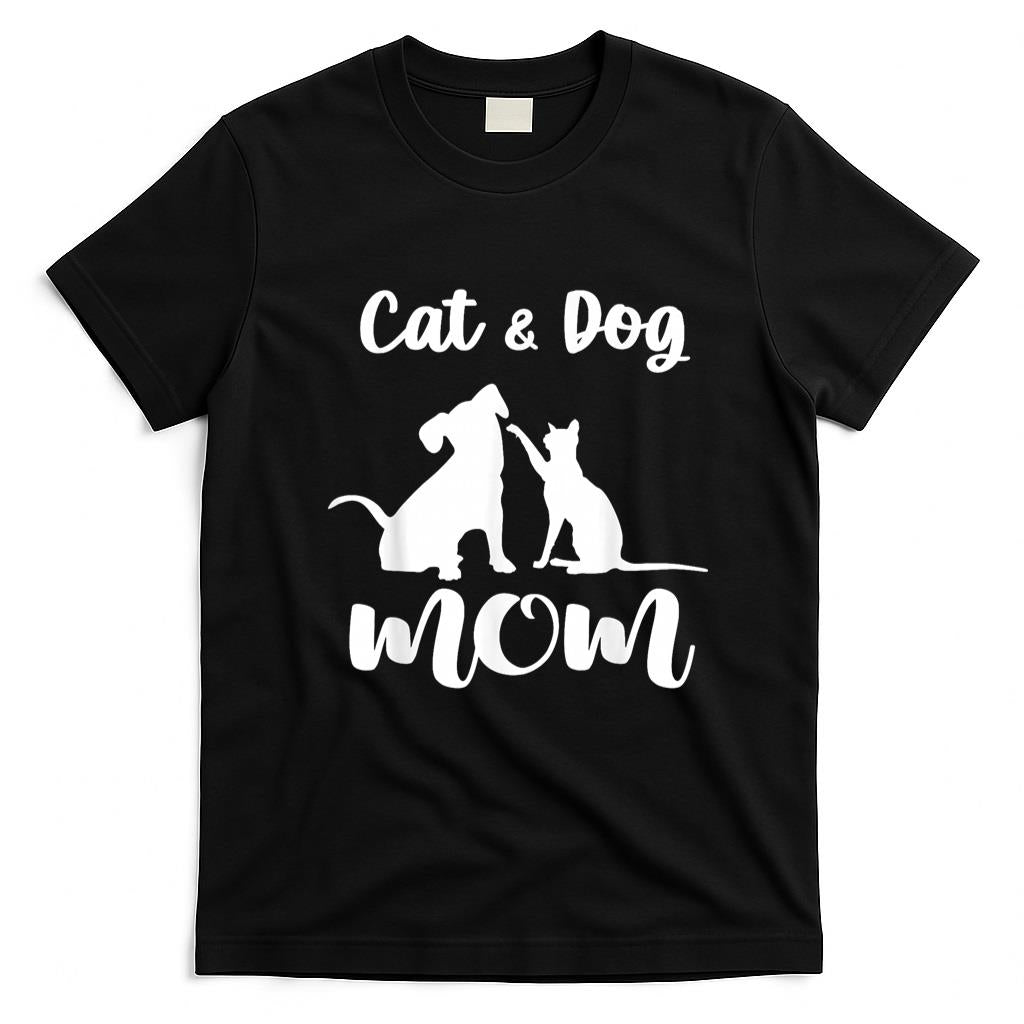 Pet Mom Halloween Shirt - Cat and Dog Mom Shirt Pets Animals Lover Puppy for Women T-Shirt