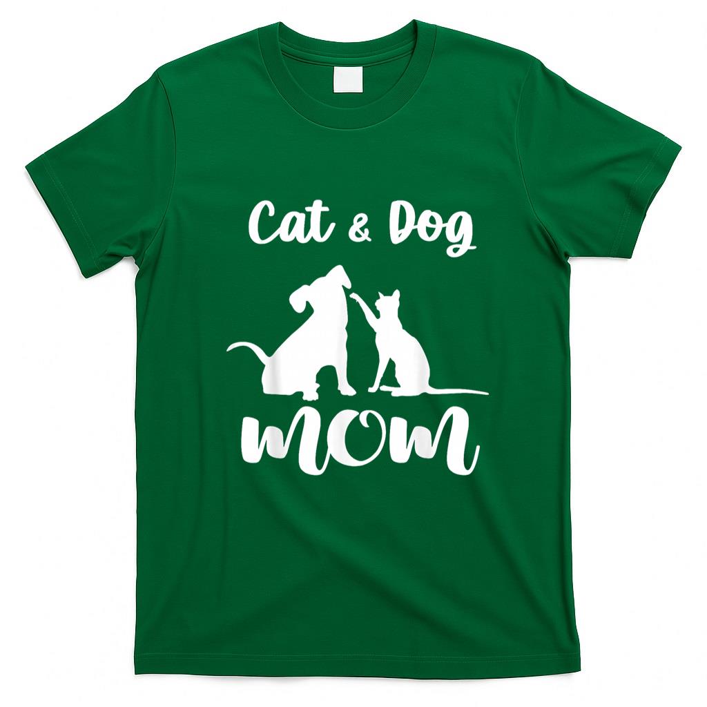 Pet Mom Halloween Shirt - Cat and Dog Mom Shirt Pets Animals Lover Puppy for Women T-Shirt