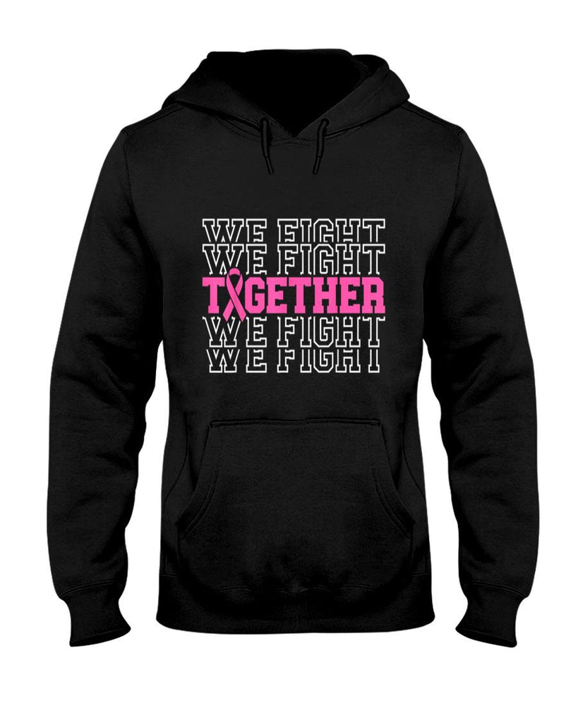 Together We Fight Breast Cancer Awareness Pink Ribbon T-Shirt