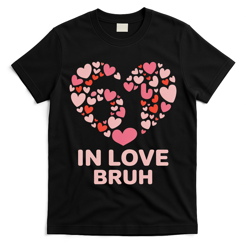 6-7 Valentines Day In Love Bruh 67 Meme T-Shirt