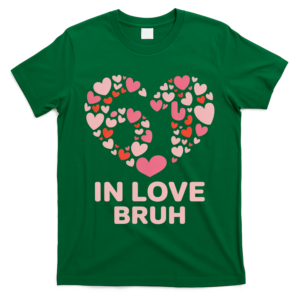 6-7 Valentines Day In Love Bruh 67 Meme T-Shirt
