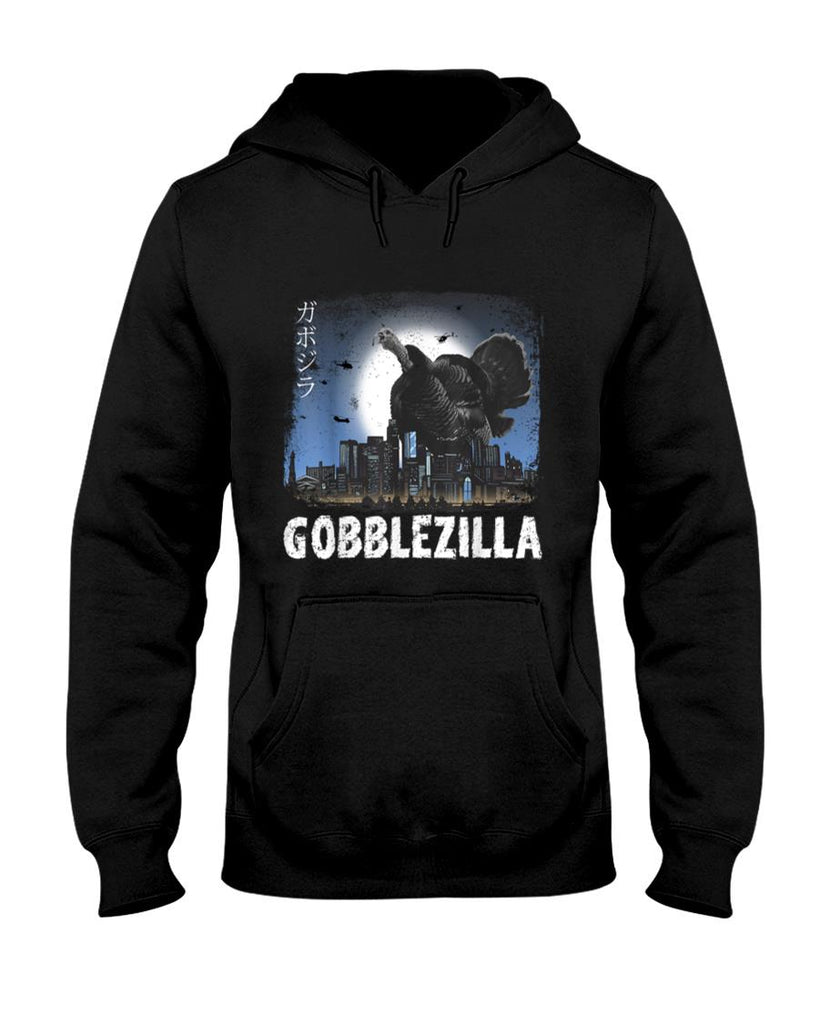 Turkey Day Thanksgiving Gobblezilla T-Shirt_1