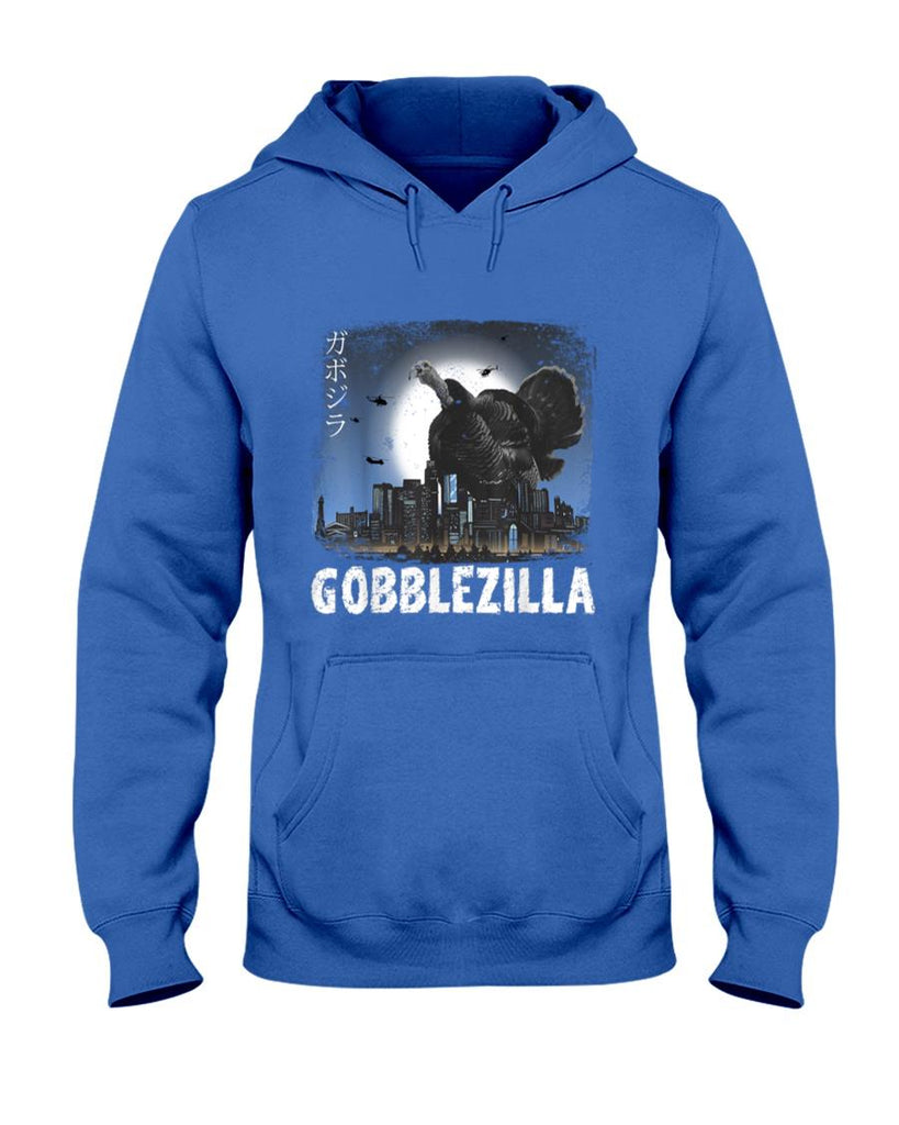 Turkey Day Thanksgiving Gobblezilla T-Shirt_1