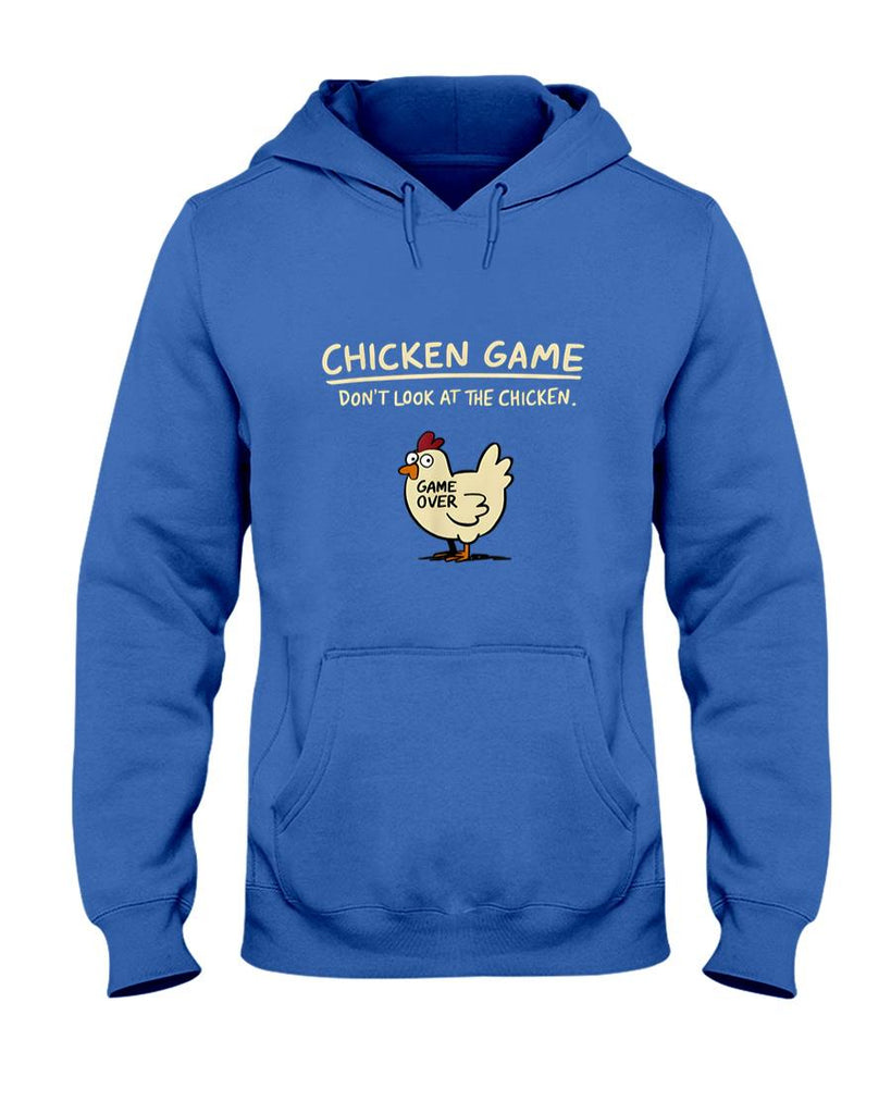 Funny Tees - Chicken Game Don't Look At The Chicken Funny Chicken T-Shirt