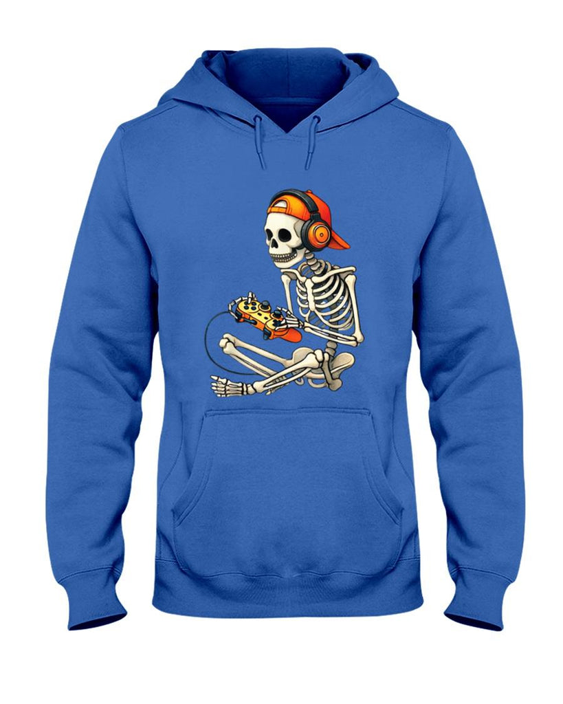 Halloween Shirt - Halloween Skeleton Gamer Video Gaming Boys Men Kids Tees T-Shirt
