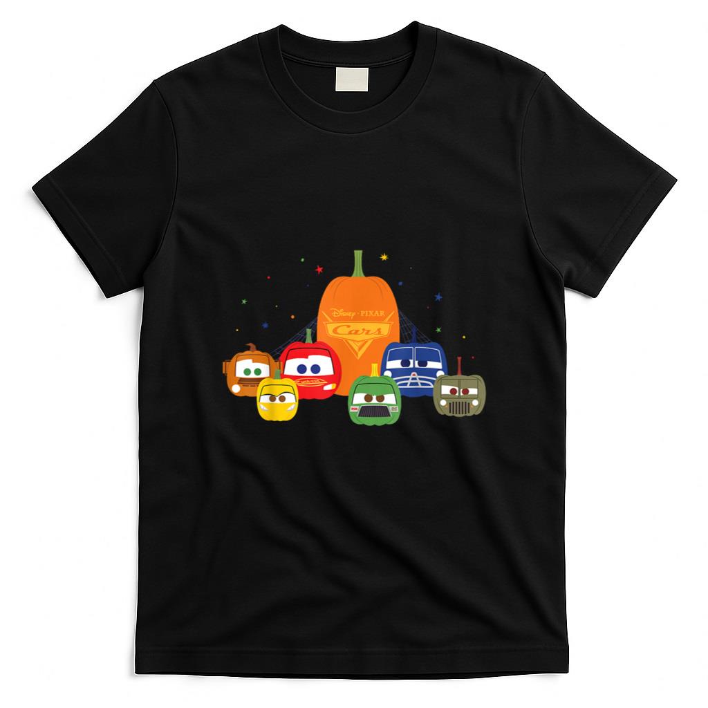 Halloween Shirt - Disney and Pixar's Cars Halloween Pumpkin Group T-Shirt