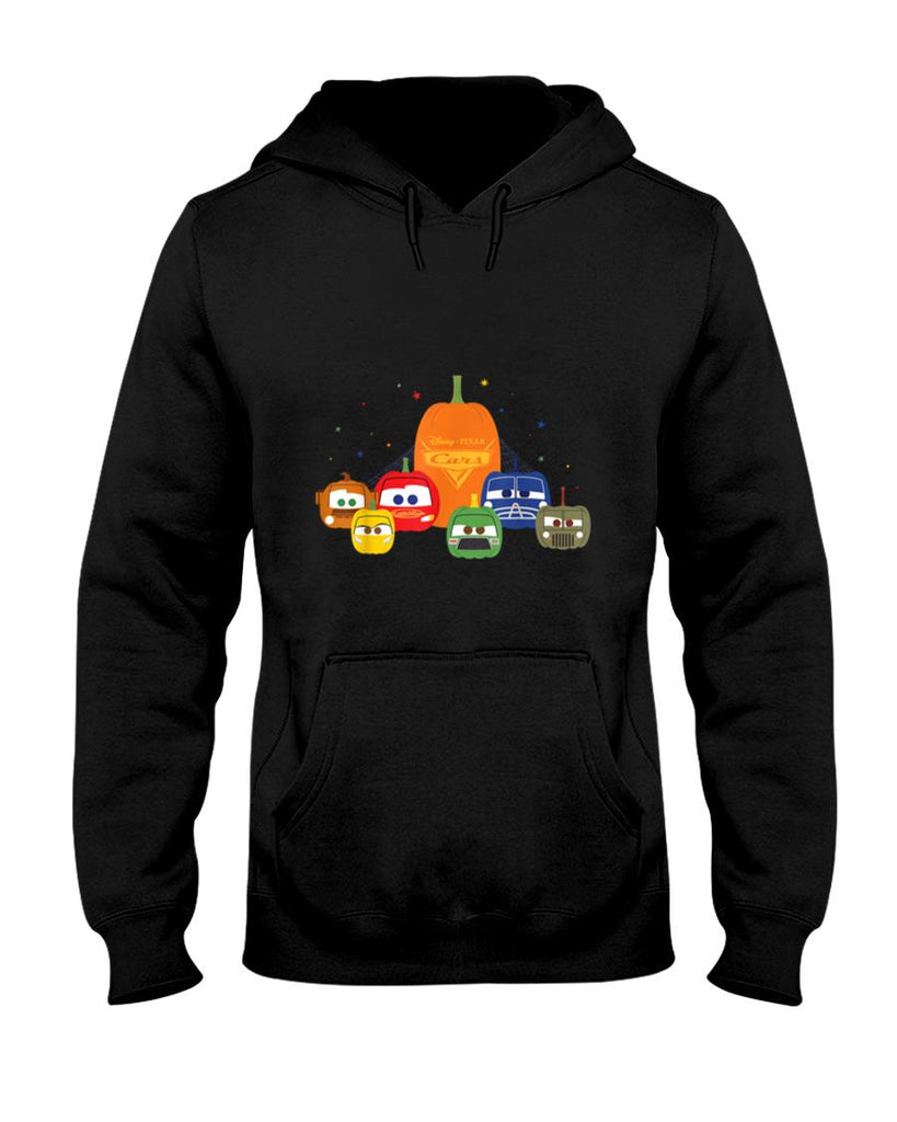 Halloween Shirt - Disney and Pixar's Cars Halloween Pumpkin Group T-Shirt