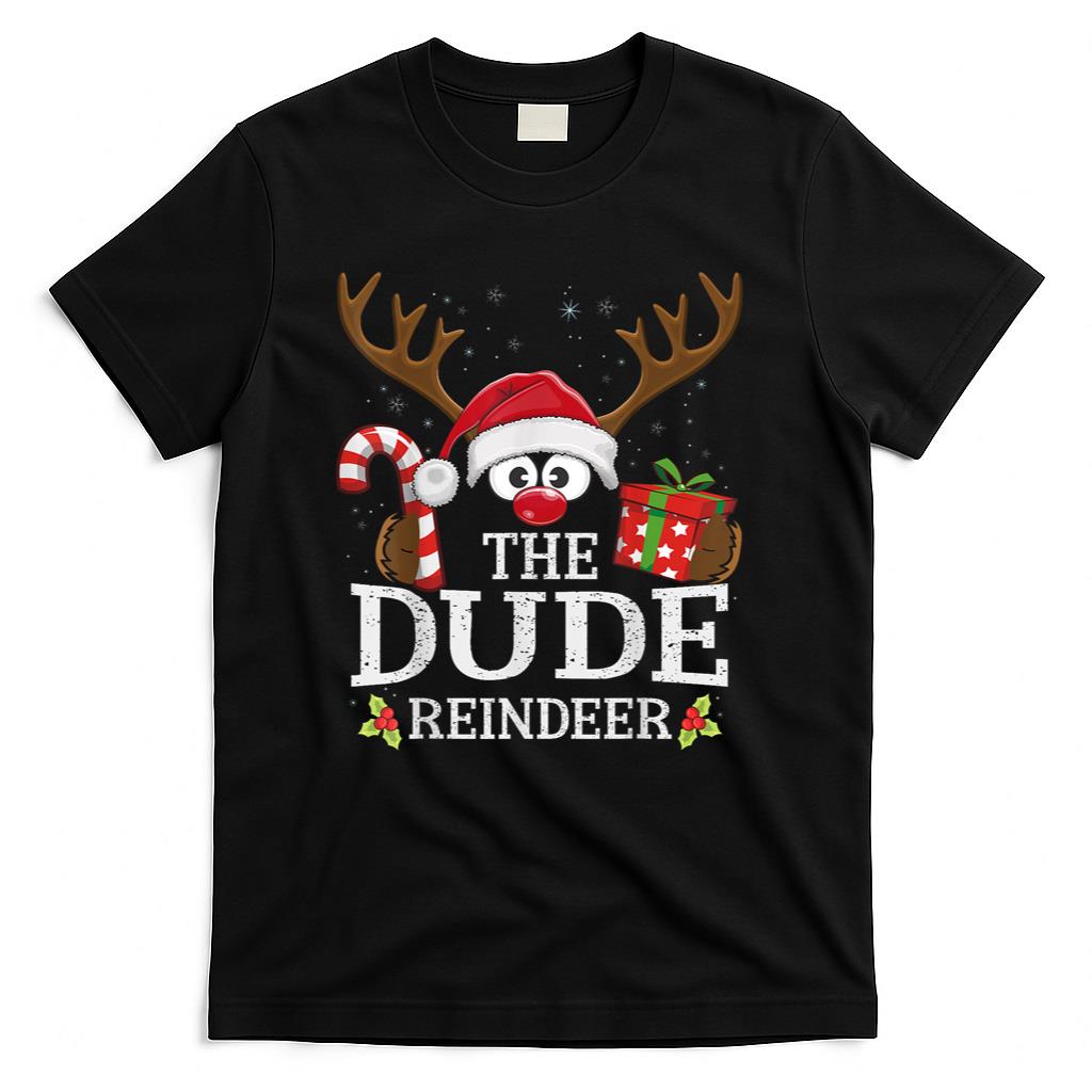 99 Gifts Matching Christmas Reindeer Squad Christmas Family T-Shirt - Unisex-Adults Kids -