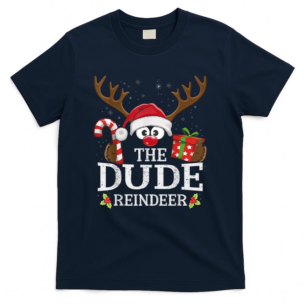 99 Gifts Matching Christmas Reindeer Squad Christmas Family T-Shirt - Unisex-Adults Kids -