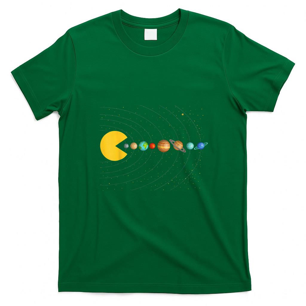 Funny Tees - Solar System Astronomy Space Video Games Funny Gifts Graphic T-Shirt