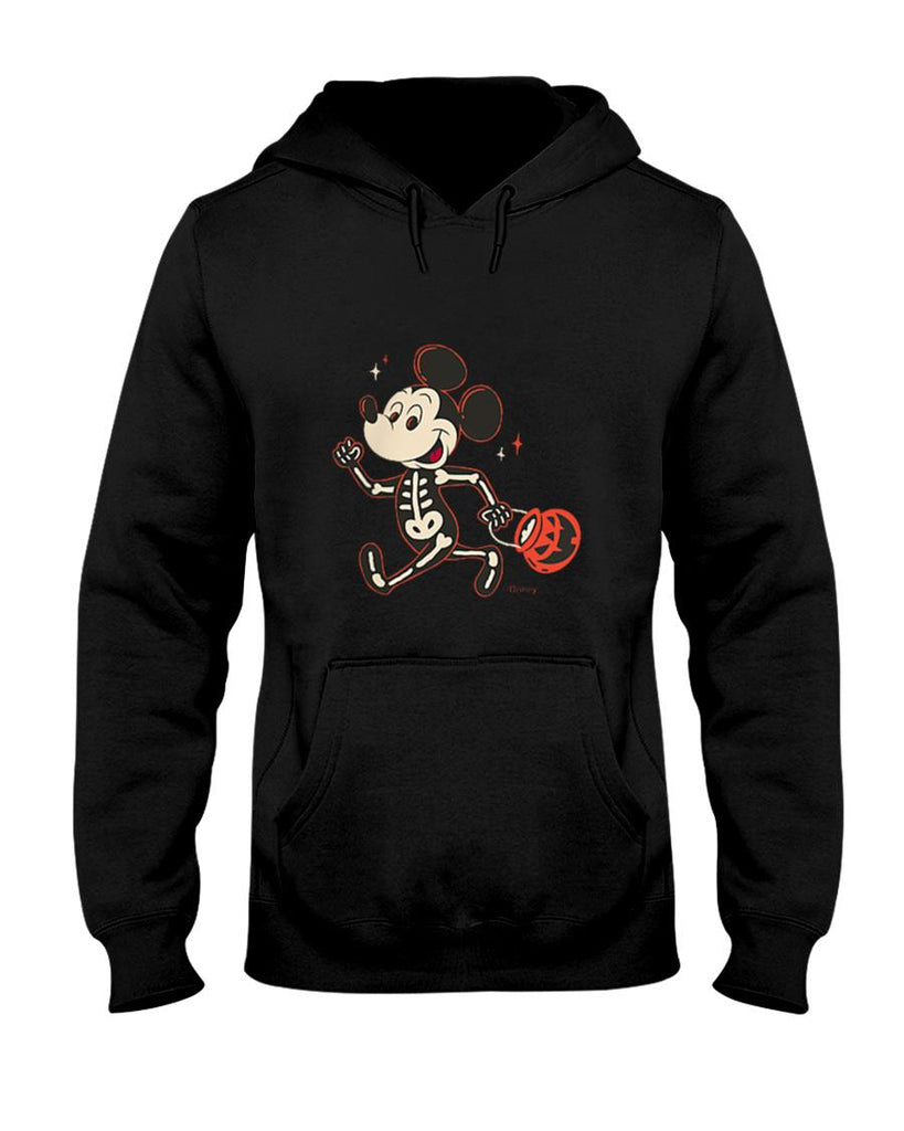 Halloween Shirt - Disney Mickey Mouse Halloween Skeleton Trick or Treat T-Shirt
