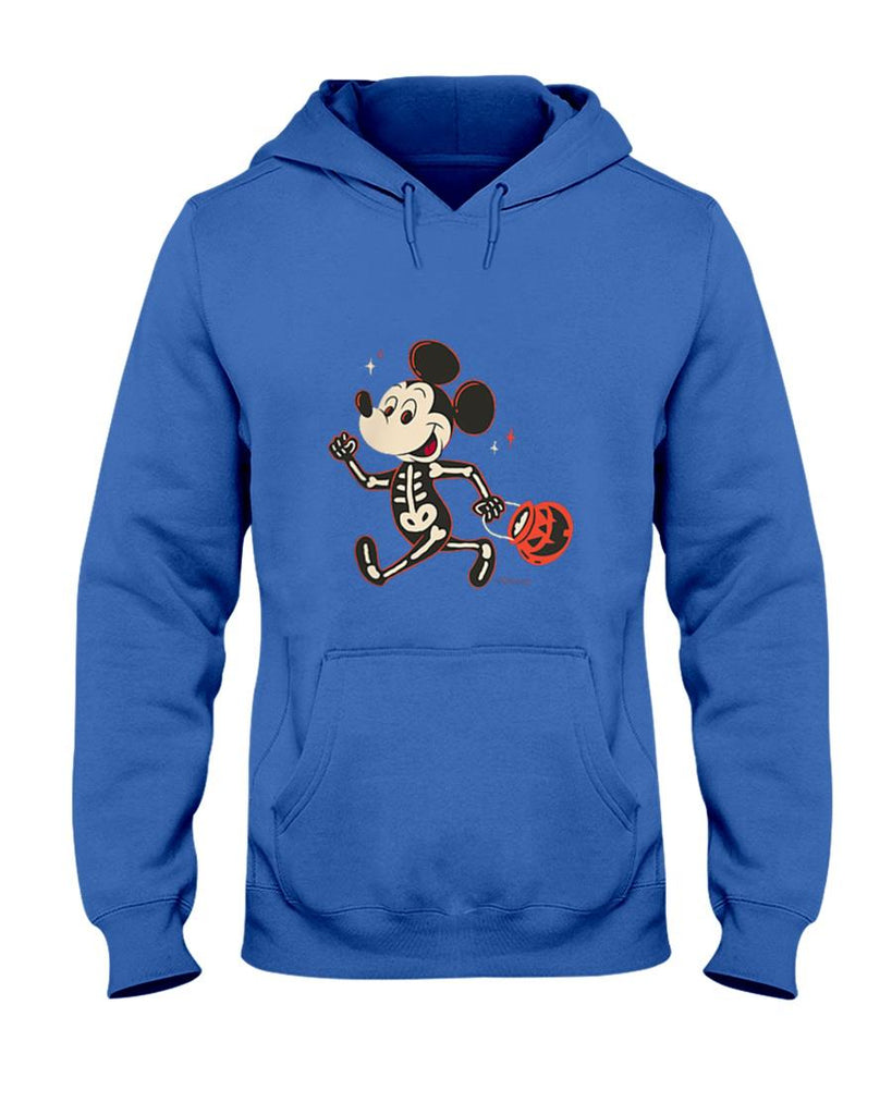 Halloween Shirt - Disney Mickey Mouse Halloween Skeleton Trick or Treat T-Shirt