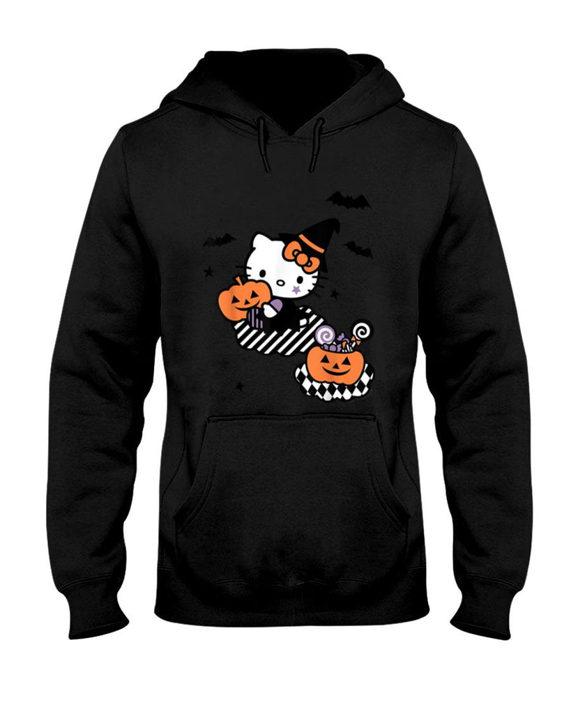 Halloween Shirt - Hello Kitty Trick or Treat Halloween Tee Shirt T-Shirt