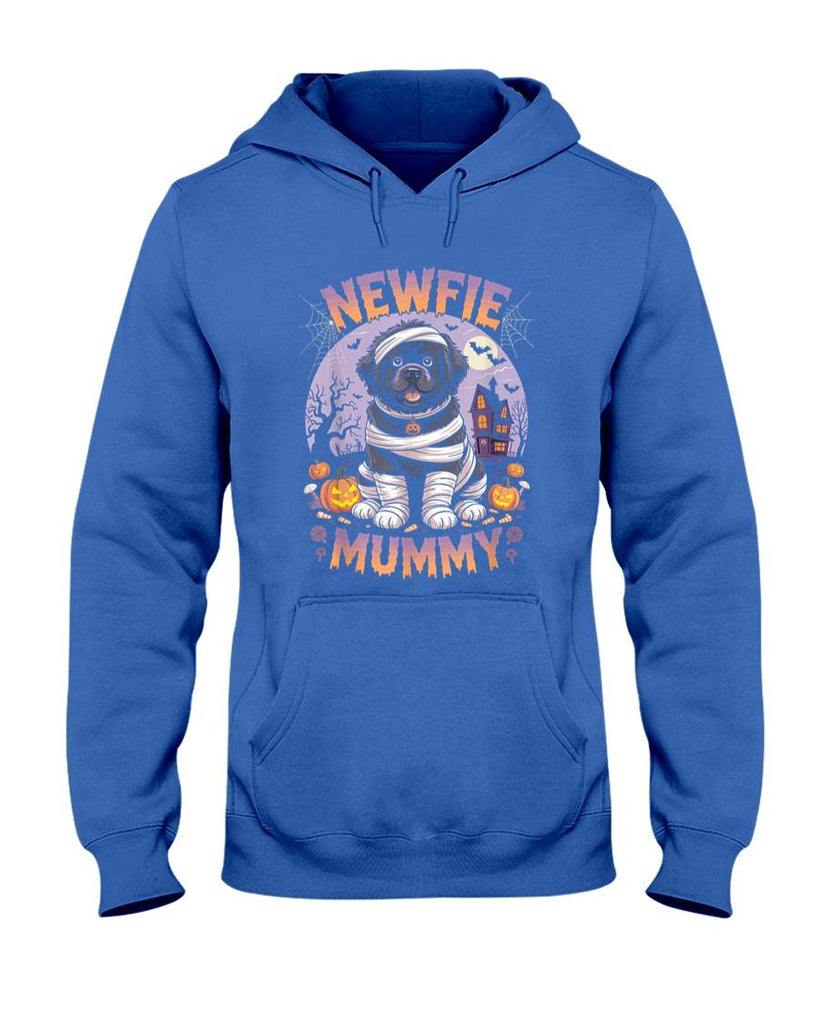 Pet Mom Halloween Shirt - Newfie Mummy Funny Halloween Costume Dog Owner Newfoundland T-Shirt