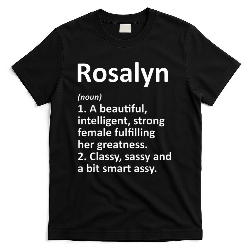 ROSALYN Definition Personalized Name Funny Christmas Gift T-Shirt