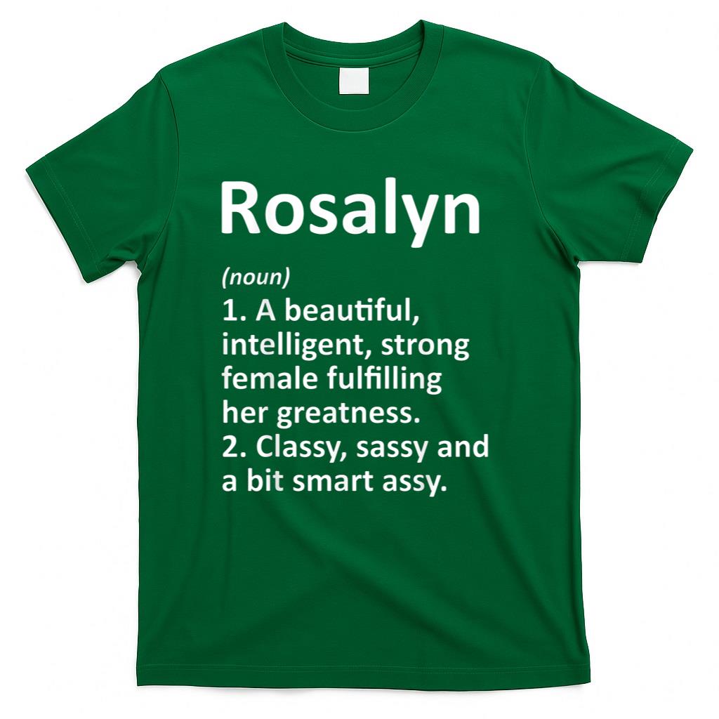 ROSALYN Definition Personalized Name Funny Christmas Gift T-Shirt