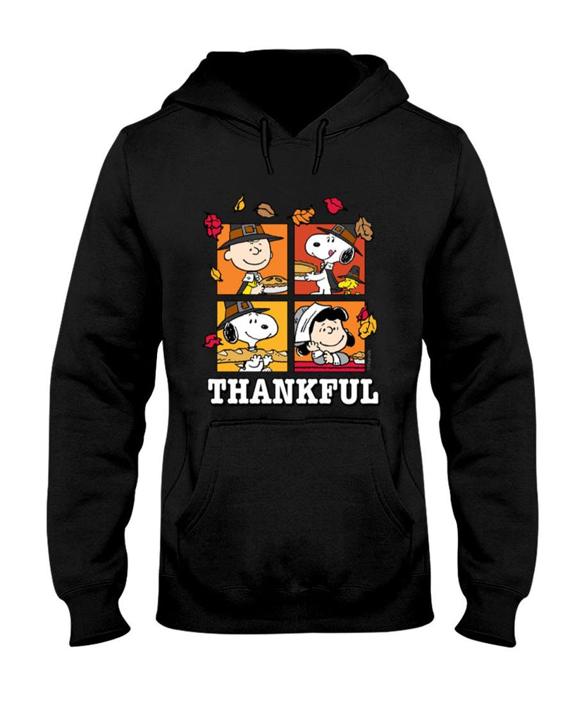 Peanuts - Snoopy Charlie Brown Lucy Thankful Long Sleeve T-Shirt