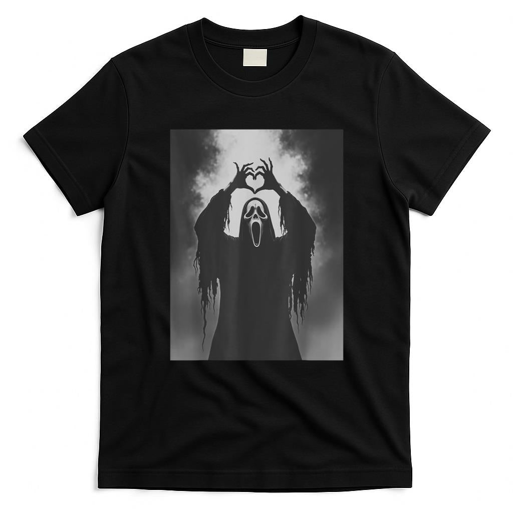 Scary Face Horror Poster Halloween T-Shirt