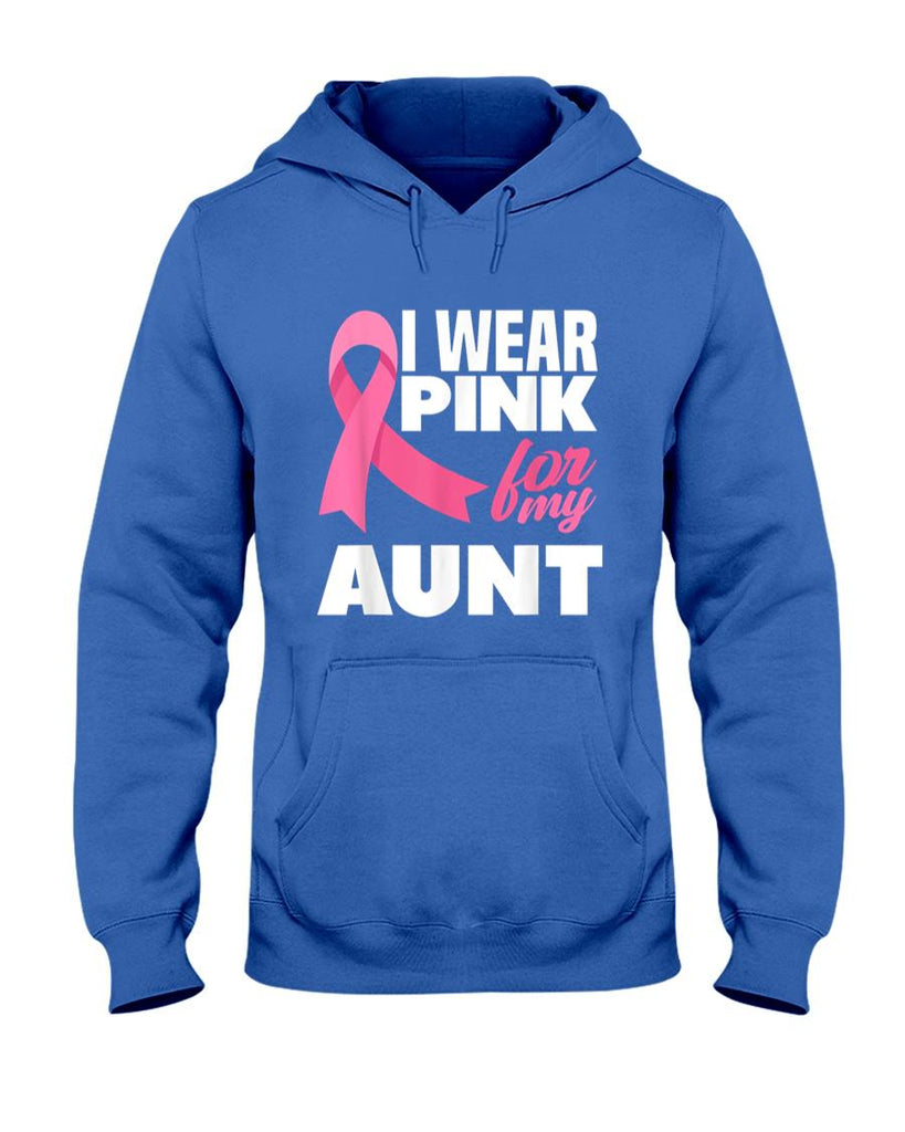 I Wear Pink For My Aunt Auntie Breast Cancer Awareness T-Shirt