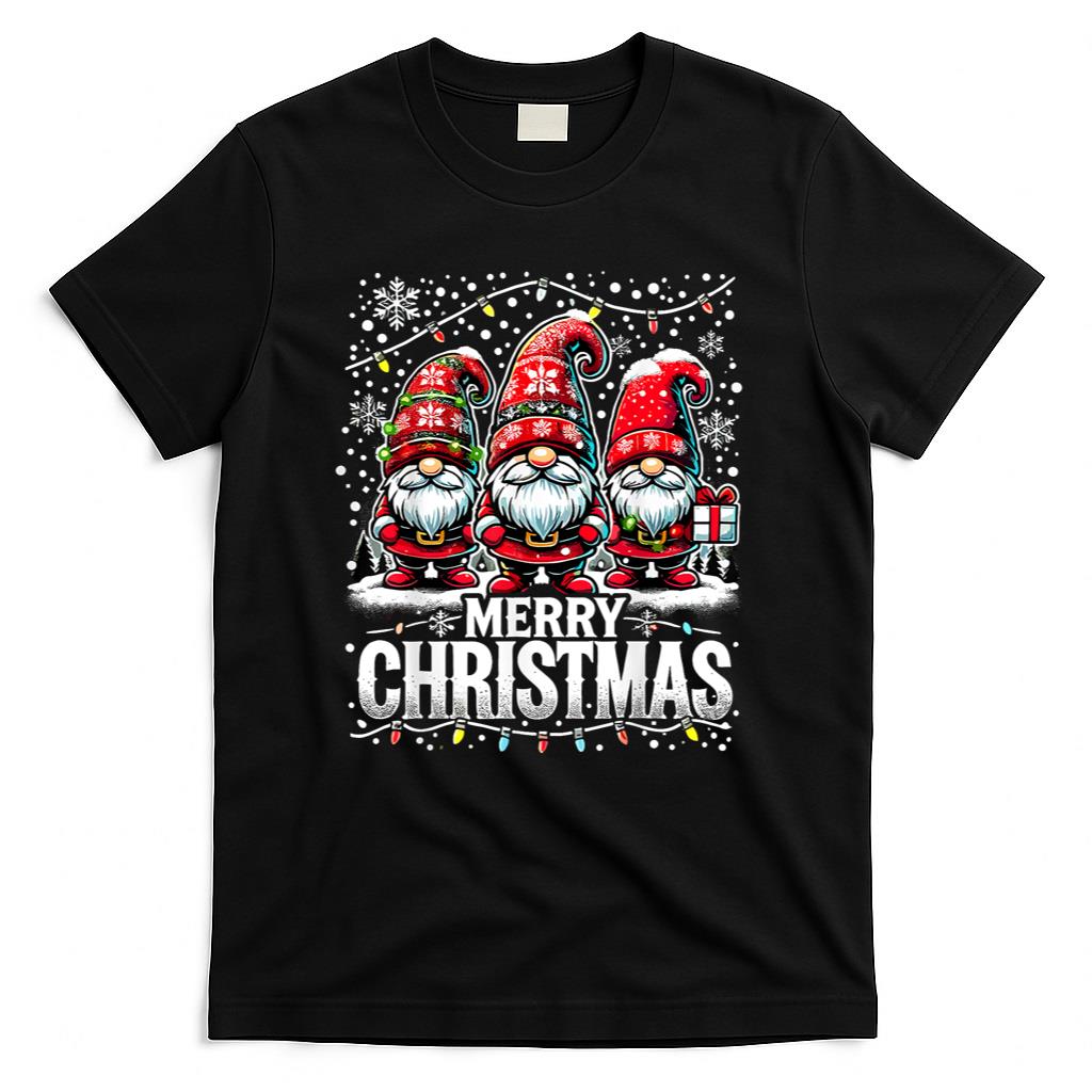 Merry Christmas Gnome Funny Family Christmas T-Shirt