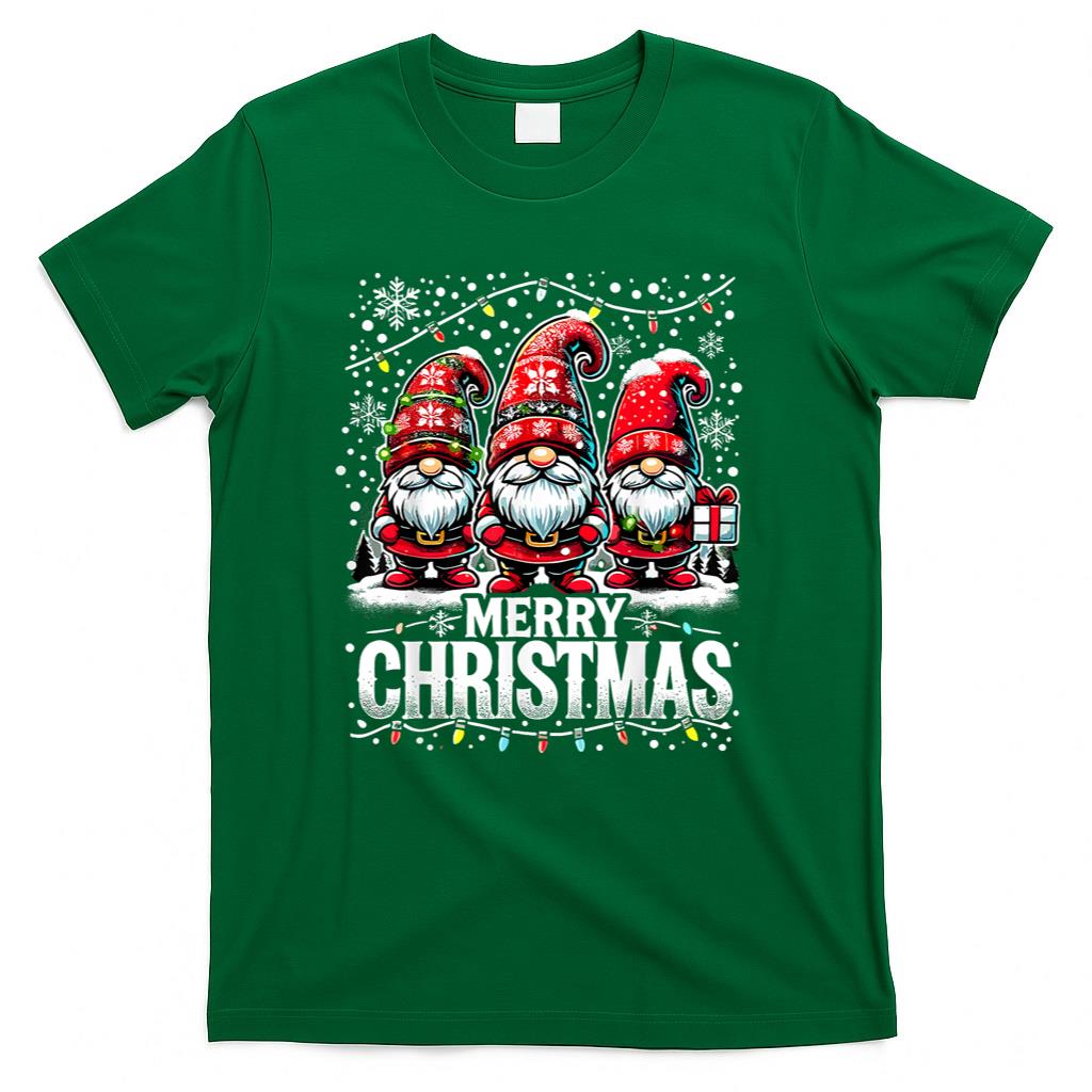 Merry Christmas Gnome Funny Family Christmas T-Shirt
