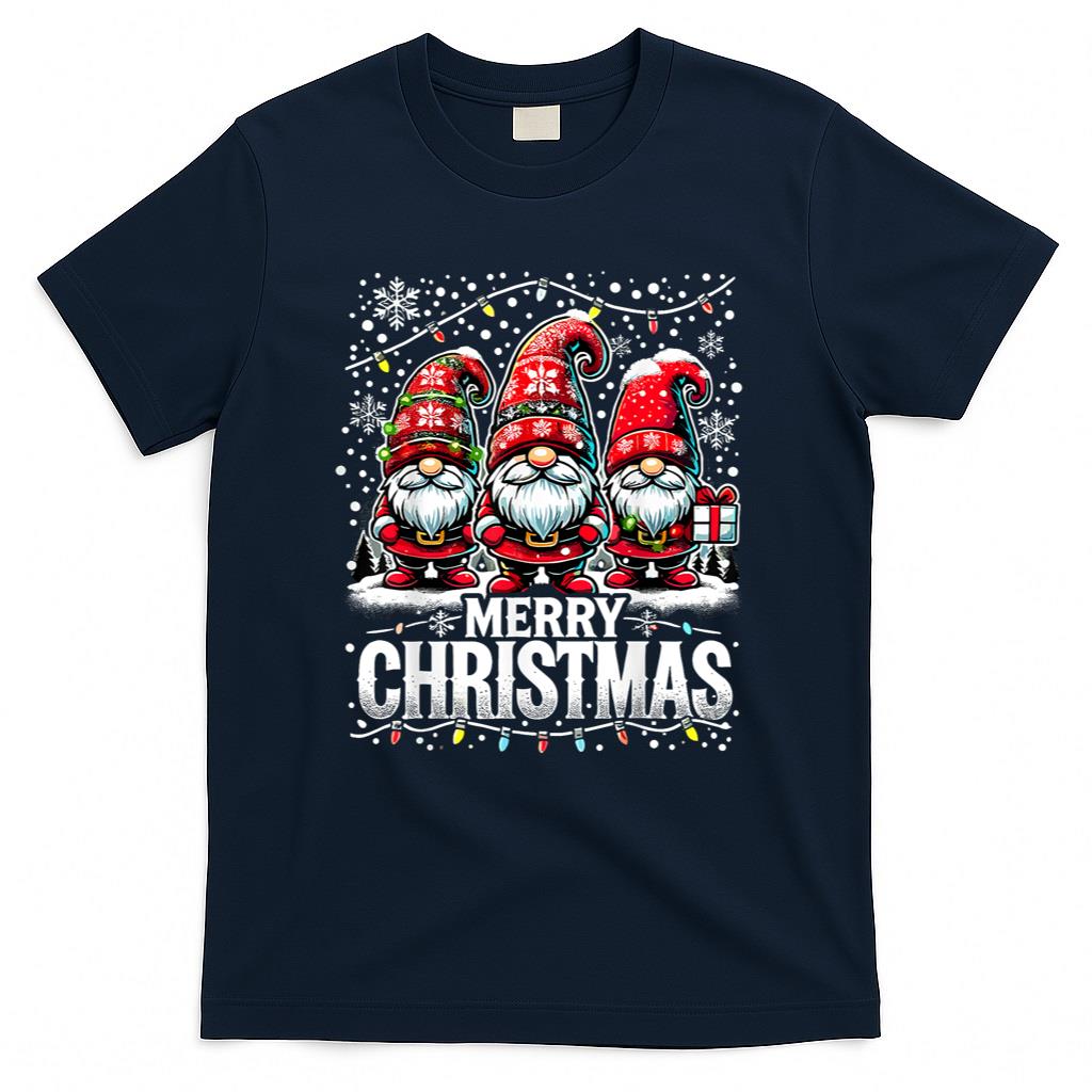 Merry Christmas Gnome Funny Family Christmas T-Shirt