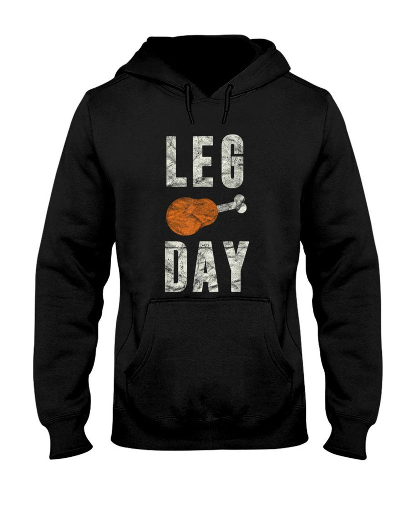 Fun Leg Day Thanksgiving Gifts Pilgrim Costume Turkey Day T-Shirt