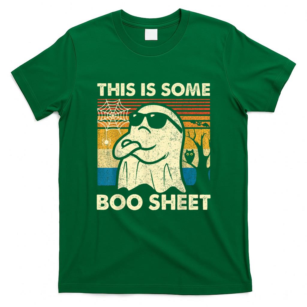 Halloween Shirt - This is Some Boo Sheet Ghost Retro Funny Halloween Men Women T-Shirt