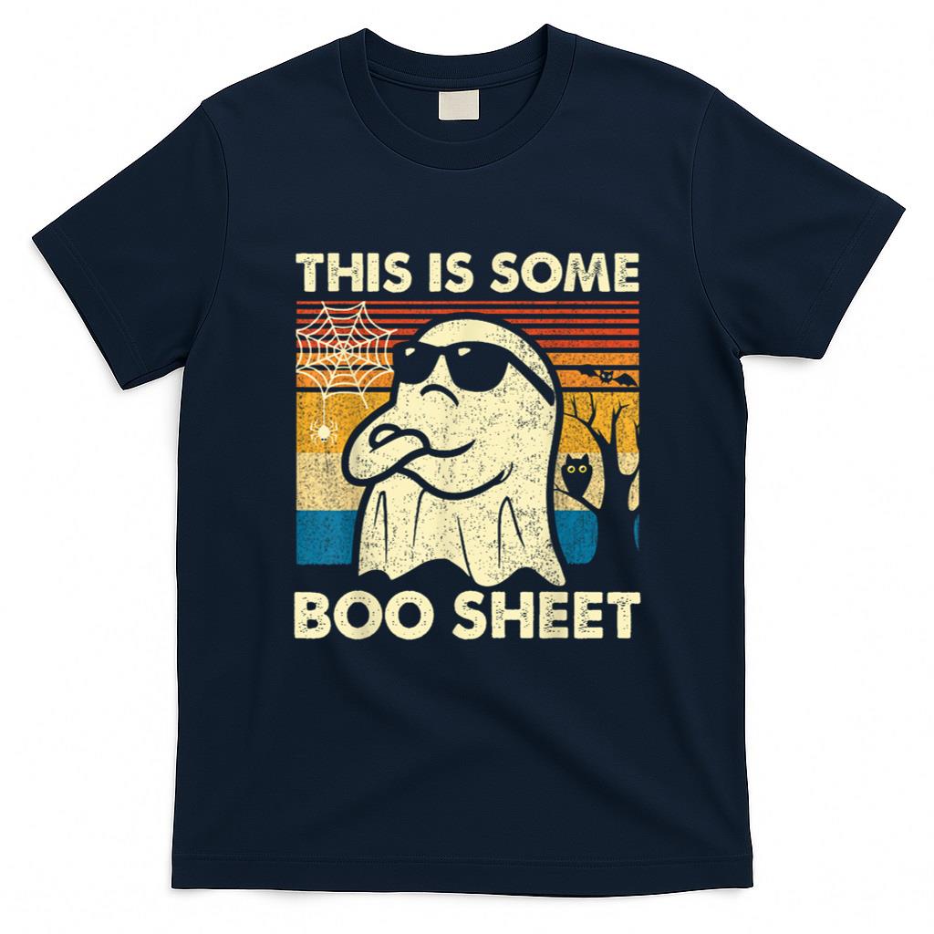 Halloween Shirt - This is Some Boo Sheet Ghost Retro Funny Halloween Men Women T-Shirt