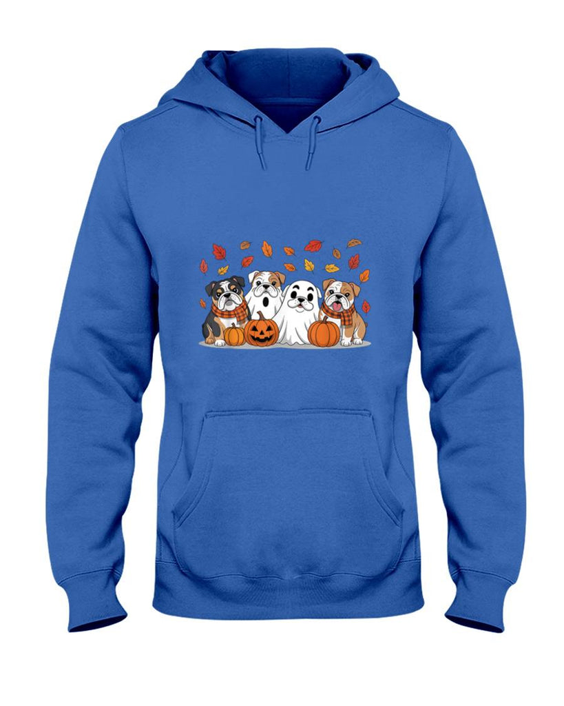 Halloween Shirt - English Bulldog Ghost Fall Autumn Thanksgiving Halloween T-Shirt