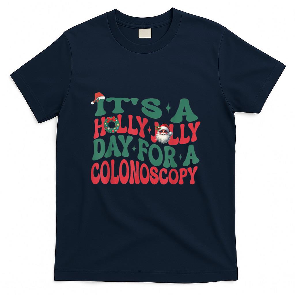Women GI Nurse Christmas Endoscopy Technician Endoscopy T-Shirt