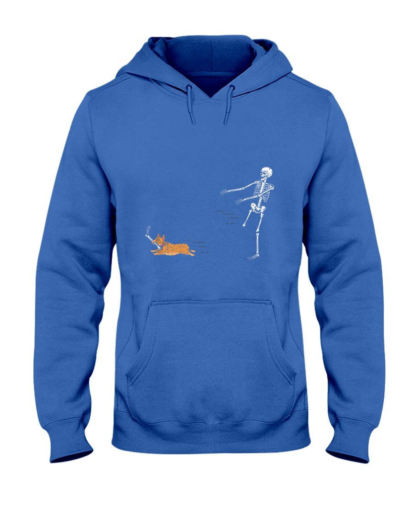 Pet Mom Halloween Shirt - Cute Corgi Dog  Funny Skeleton Halloween T-Shirt