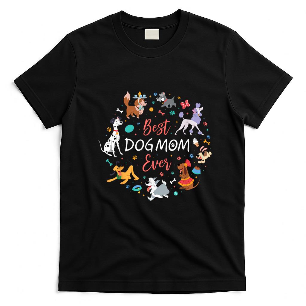 Pet Mom Halloween Shirt - Disney Pet Parent Mother’s Day Disney Dogs Best Dog Mom Ever T-Shirt