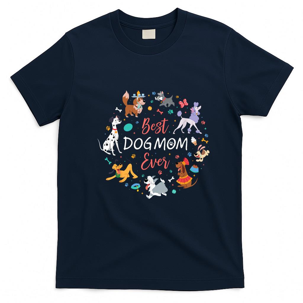 Pet Mom Halloween Shirt - Disney Pet Parent Mother’s Day Disney Dogs Best Dog Mom Ever T-Shirt