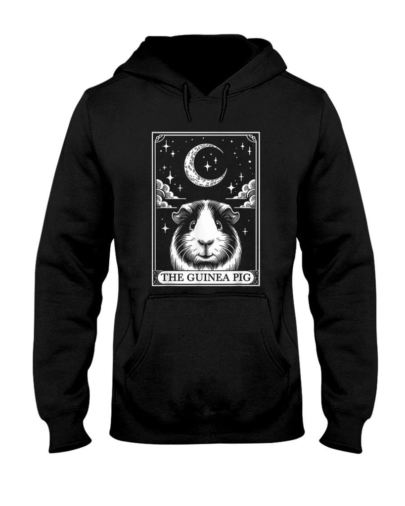 Pet Mom Halloween Shirt - Tarot Card Vintage Crescent Moon Guinea Pig Mom Pet Lovers T-Shirt