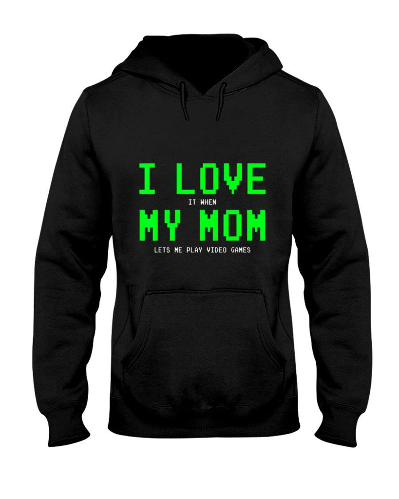 I Love My Mom - Gamer Gifts Gaming Teen Boys Video Game T-Shirt