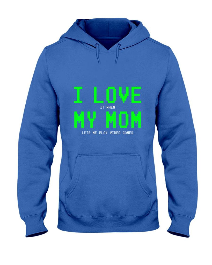 I Love My Mom - Gamer Gifts Gaming Teen Boys Video Game T-Shirt