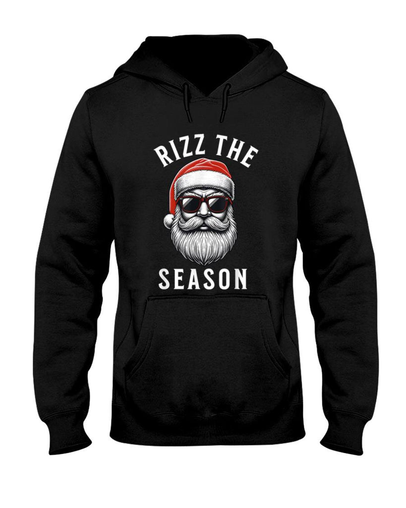 Rizz the Season Silly Christmas Funny Santa Men Teen Boys T-Shirt