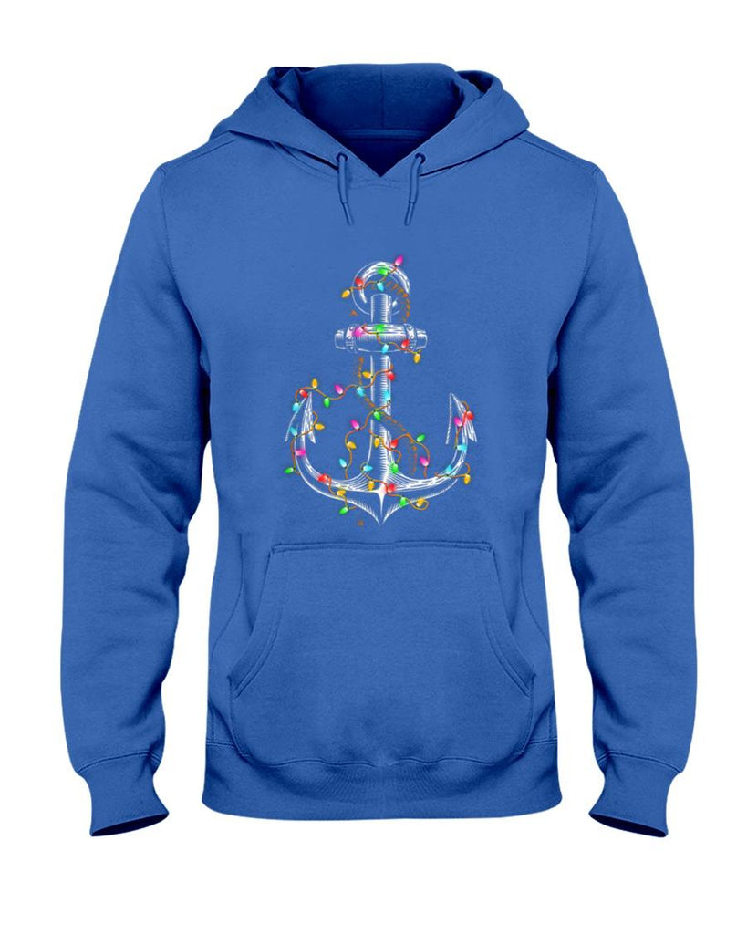 Christmas Lights Boating Sailing Cruise Boat Gifts T-Shirt