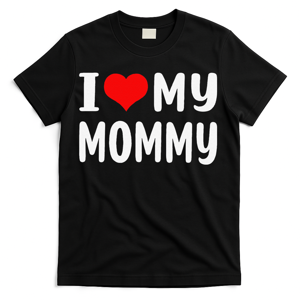 I Love My Mommy Funny Mothers Day Gifts For Mom Mama T-Shirt